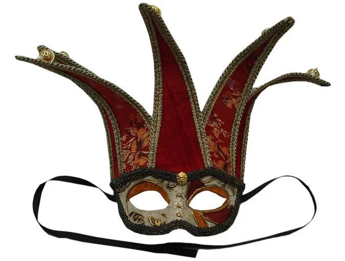 Antifaz Veneciano de Bufón Complementos Venecianos y de Época EuroCarnavales